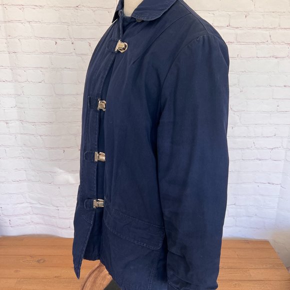 1950’s White Stag - Navy Blue Canvas Jacket - Size Medium - Picture 2 of 9